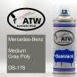 Preview: Mercedes-Benz, Medium Gray Poly, DB-178: 400ml Sprühdose, von ATW Autoteile West.